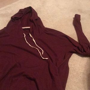 Maroon hoodie